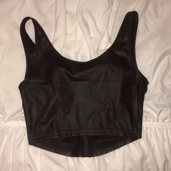 Leather faux corset - Picture 2 of 2